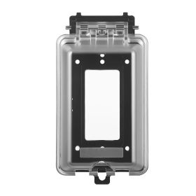 Outdoor Outlet Cover 1-Gang Lockable Weatherproof Electrical Outlet Cover