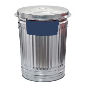 31-Gallon Steel Trash Can