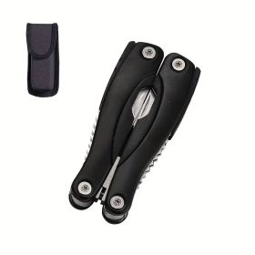 "The Last Tool You'll Need - Professional Multi-Function Pliers for Outdoor Survival" (Color: Black camping outdoor)